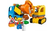LEGO DUPLO 10812 Teherautó és lánctalpas exkavátor