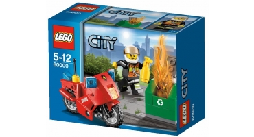 LEGO City 60000 Tűzoltó motorkerékpár