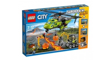 LEGO City 66540 Vulkánkutatók Super Pack 3-az-1-ben (60121 + 60122 + 60123)