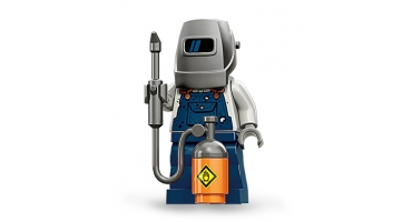 LEGO Minifigurák 7100210 Hegesztő (11-es minifigura sorozat)