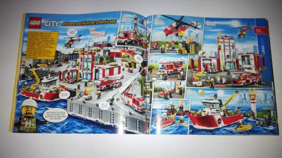 Lego City Tűzoltóhajó összerakási útmutató első oldalai