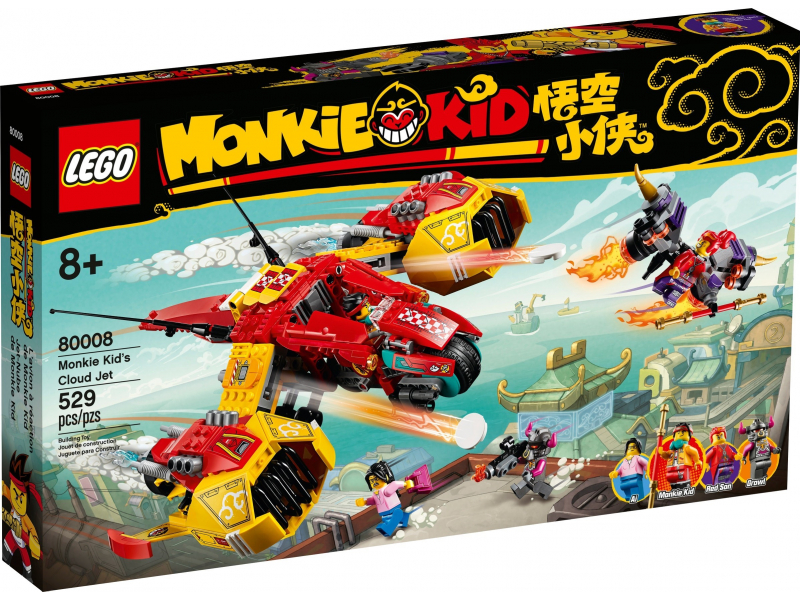 LEGO Monkie Kid 80008 Monkie Kid Felhőrepülője