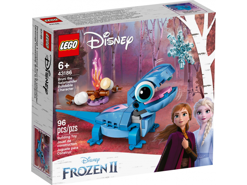 LEGO & Disney Princess™ 43186 Bruni a szalamandra, megépíthető karakte