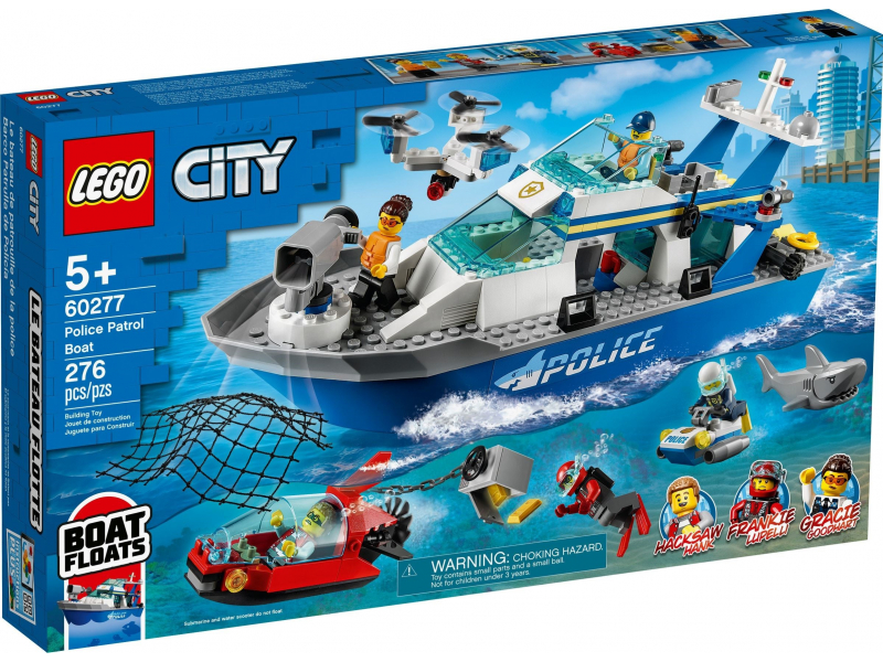 LEGO City 60277 Rendőrségi járőrcsónak