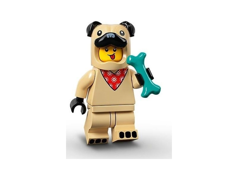 LEGO Minifigurák 7102905 Pug Costume Guy (21-es sorozat)