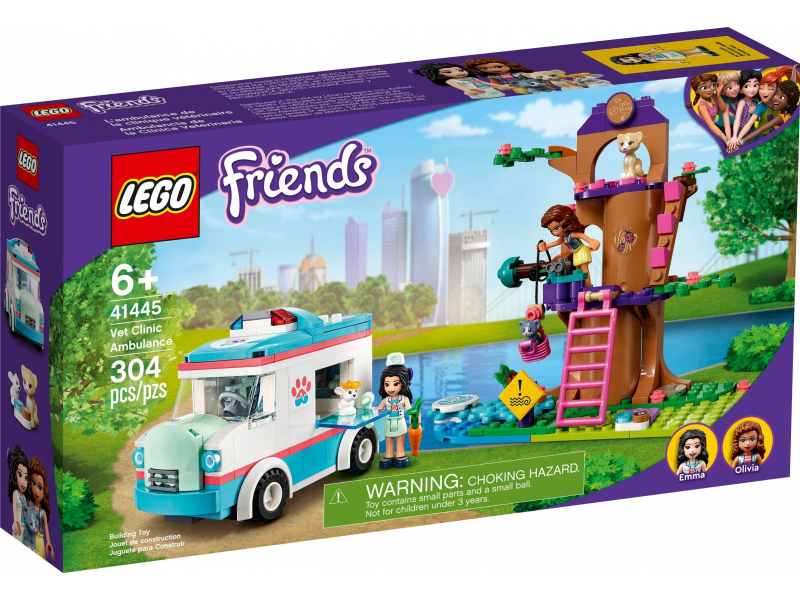LEGO Friends 41445 Állatklinika mentő