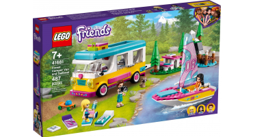 LEGO Friends 41681 Erdei lakóautó és vitorlás