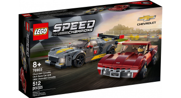 LEGO Speed Champions 76903 Chevrolet Corvette C8.R Race Car és 1969 Chevrolet Corvette