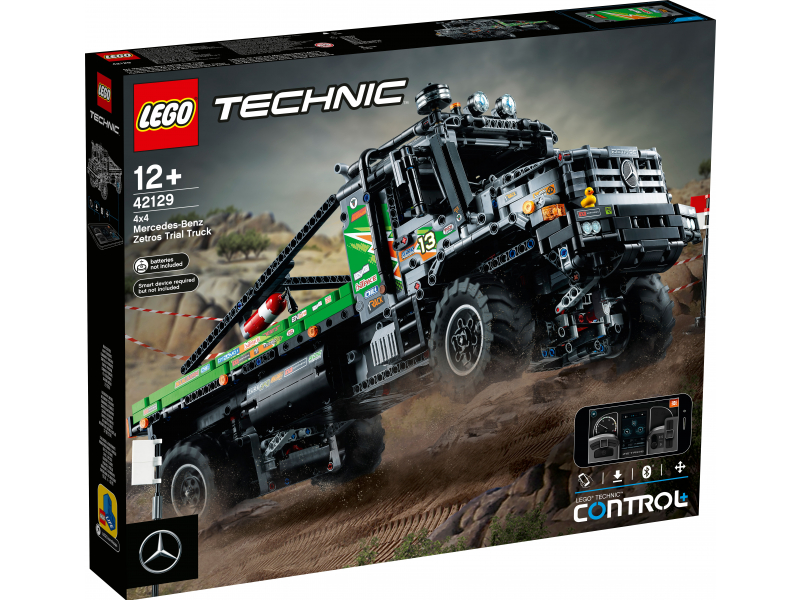 LEGO Technic 42129 Applikációval irányítható 4x4 Mercedes-Benz Zetros verseny teherautó