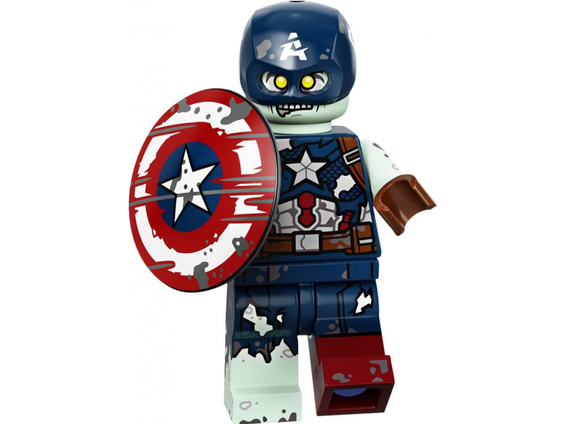 LEGO Minifigurák 7103109  Zombie Captain America (Marvel sorozat)