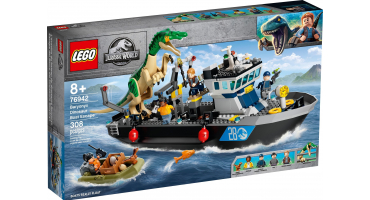 LEGO Jurassic World 76942 Baryonyx dinoszaurusz szökés csónakon