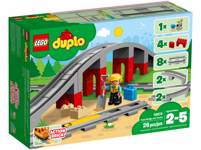 LEGO DUPLO 10872 Vasúti híd és sínek