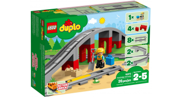 LEGO DUPLO 10872 Vasúti híd és sínek