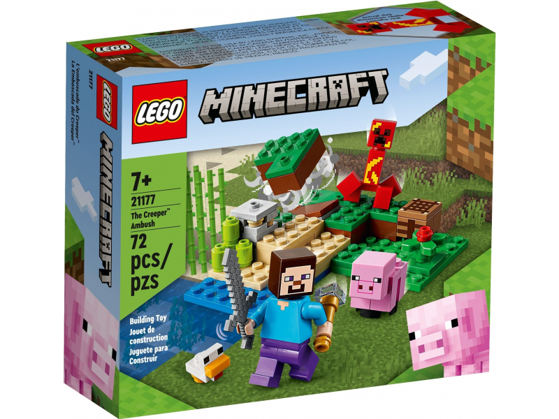 LEGO Minecraft™ 21177 A Creeper™ rajtaütés