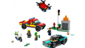 LEGO City 60319 Tűzoltás és rendőrségi hajsza