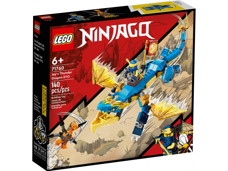 LEGO Ninjago™ 71760 Jay mennydörgő EVO sárkánya
