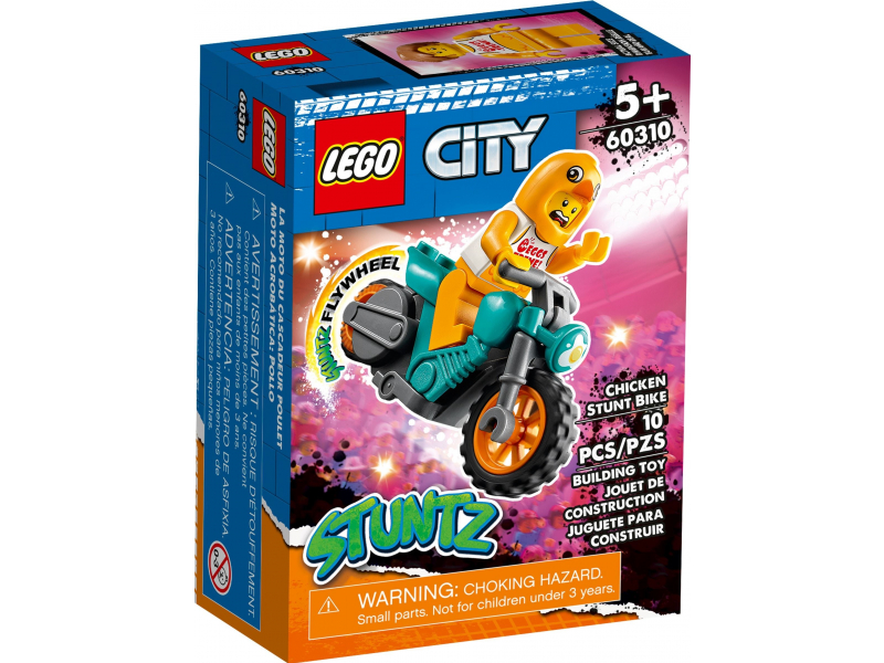 LEGO City 60310 Chicken kaszkadőr motorkerékpár