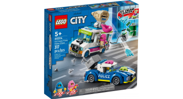 LEGO City 60314 Fagylaltos kocsi rendőrségi üldözés