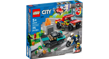 LEGO City 60319 Tűzoltás és rendőrségi hajsza