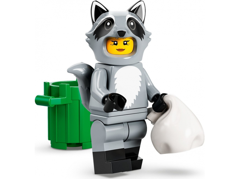 LEGO Minifigurák 7103210 Raccoon Costume Fan (22-es sorozat)