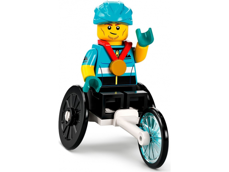 LEGO Minifigurák 7103212 Wheelchair Racer (22-es sorozat)