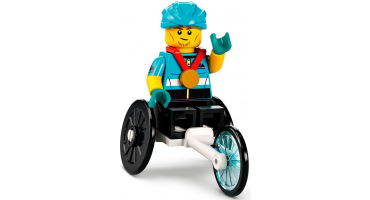 LEGO Minifigurák 7103212 Wheelchair Racer (22-es sorozat)