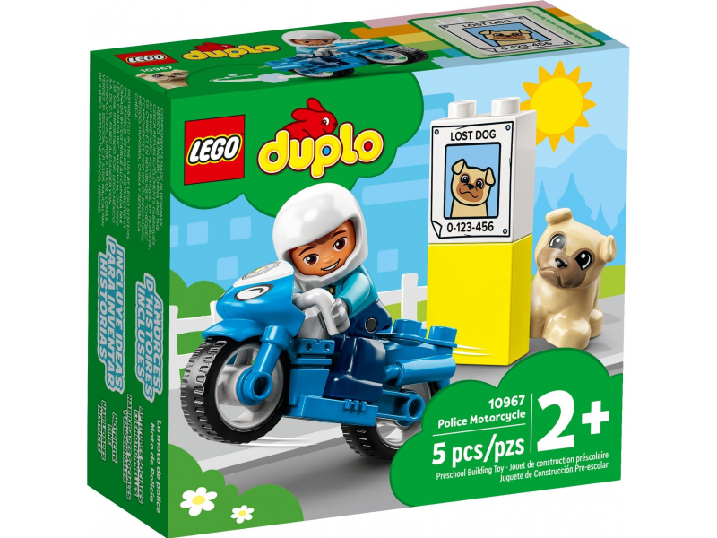 LEGO DUPLO 10967 Rendőrségi motorkerékpár