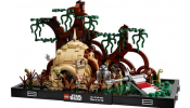 LEGO Star Wars™ 75330 Jedi kiképzés a Dagobah bolygón dioráma