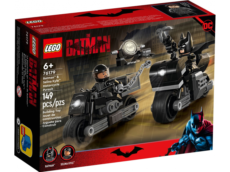 LEGO Super Heroes 76179 Batman™ és Selina Kyle™ motorkerékpáros üldözése