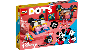 LEGO Dots 41964 Mickey egér és Minnie egér tanévkezdő doboz