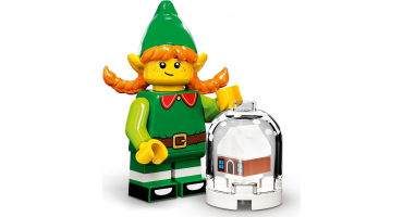 LEGO Minifigurák 7103405 Christmas Elf (23-as minifigura sorozat)