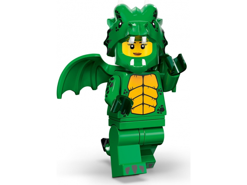 LEGO Minifigurák 7103412 Green Dragon Costume (23-as minifigura sorozat)