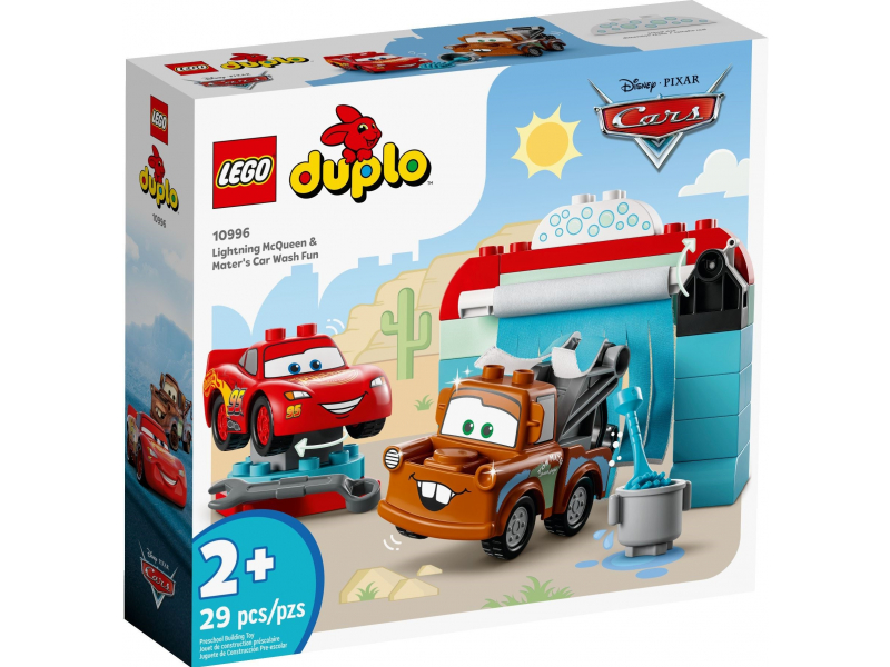 LEGO DUPLO 10996 Villám McQueen és Matuka vidám autómosása