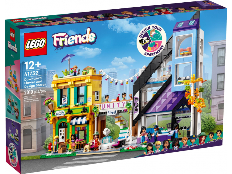 LEGO Friends 41732 Belvárosi design- és virágboltok