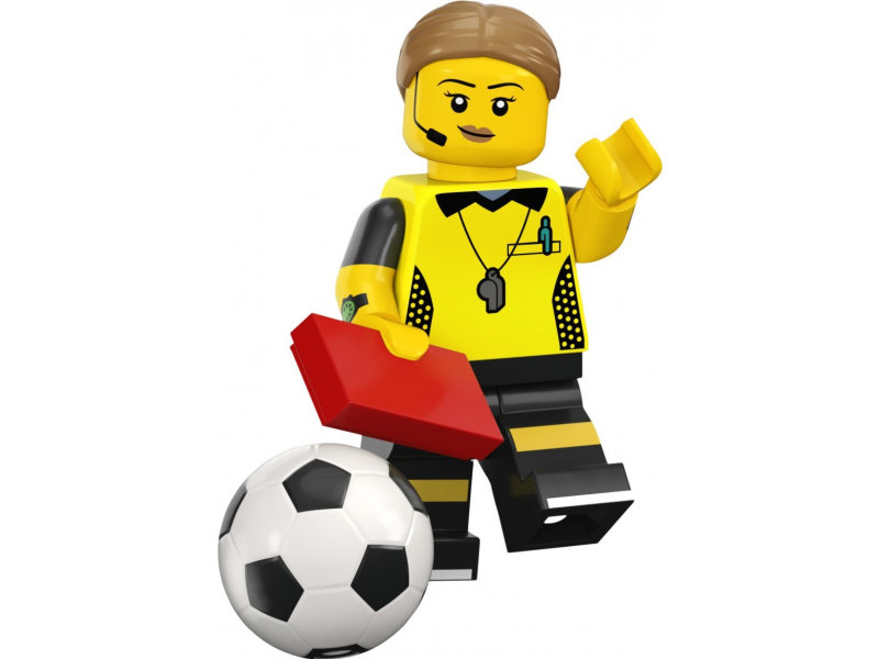 LEGO Minifigurák 7103701 Football Referee (24-es sorozat)