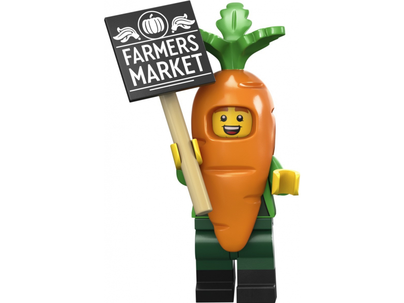 LEGO Minifigurák 7103704 Carrot Mascot (24-es sorozat)
