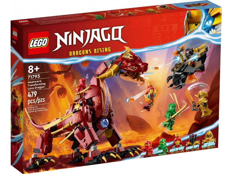 LEGO Ninjago™ 71793 Hőhullám átalakítható lávasárkány
