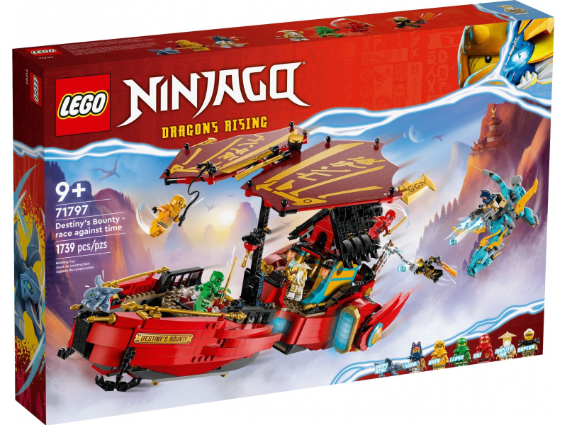 LEGO Ninjago™ 71797 A Sors Adománya - versenyfutás az idővel
