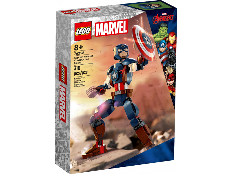 LEGO Super Heroes 76258 Amerika Kapitány építőfigura