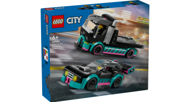 LEGO City 60406 Versenyautó és autószállító teherautó