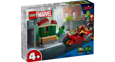 LEGO Super Heroes 76287 Vasember motorral és Hulk