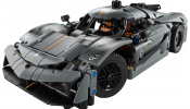 LEGO Technic 42173 Koenigsegg Jesko Absolut szürke hiperautó