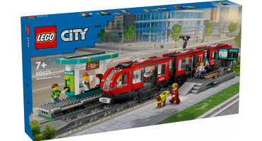 LEGO City 60423 Belvárosi villamos és megálló