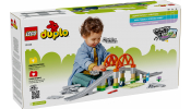 LEGO DUPLO 10426 Vasúti híd és sínek kiegészítő szett