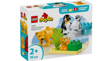 LEGO DUPLO 10442 Állatcsaládok a vadvilágban: Pingvinek és oroszlánok