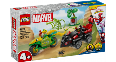 LEGO Super Heroes 11198 Spin és Electro: Üldözés a dinójárművel