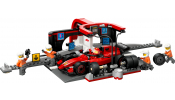 LEGO City 60443 F1®-es boxutca és személyzet, Ferrari autóval