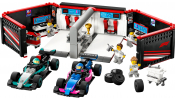 LEGO City 60444 F1®-es garázs, Mercedes-AMG és Alpine autók