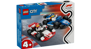 LEGO City 60464 F1®-es Williams Racing és Haas F1® versenyautók