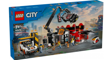 LEGO City 60472 Roncstelep autókkal